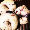 ありさ。ありさ。's cooksnap of when they made ブルーベリーヨーグルトのベーグル.