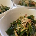 hosomichan's cooksnap of when they made 茎わかめで甘辛さっぱりサラダ.