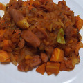 kaname1217's cooksnap of when they made 魚肉ソーセージと玉ねぎのケチャップ炒め.