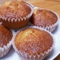 azusonomi's cooksnap of when they made ホワイト✿チョコバナナマフィン.