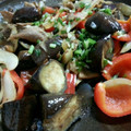ミンチャンまま's cooksnap of when they made 簡単☆ナスとパプリカと豚肉の黒酢味噌炒め.