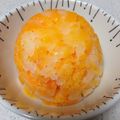 ムクメグ's cooksnap of when they made ♪ふわふわ みかんの缶詰でシャーベット♪.