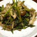 卵せんべい's cooksnap of when they made 空芯菜ときのこのにんにく醤油炒め.