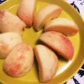 頑張るmama．'s cooksnap of when they made 桃を制覇する♪～きれいにむいて食べたい～.