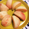 頑張るmama．'s cooksnap of when they made 桃を制覇する♪～きれいにむいて食べたい～.
