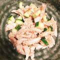 10001回目's cooksnap of when they made 鶏ささみの明太子マヨネーズ和え.