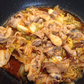 柴犬ラン's cooksnap of when they made 小学校の給食レシピ★豚キムチ♪.