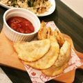 ma☆kitchen's cooksnap of when they made 餃子の皮deタコス風♡包み揚げ.