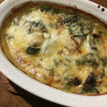 ✳︎チーズ好き✳︎'s cooksnap of when they made 牡蠣とほうれん草のクリームグラタン.