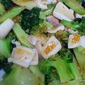 すまいるゆっきー's cooksnap of when they made ブロッコリーといかの豆鼓醤炒め.