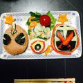 ももべこ´･ω･'s cooksnap of when they made 仮面ライダー ゴースト お子様ランチ♪.