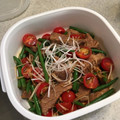 しまっく3's cooksnap of when they made レンジ蒸しポークの中華風トマトだれ.