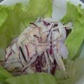 ももも02's cooksnap of when they made バジル&紫たまねぎの明太マヨサラダ.