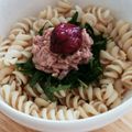 桜月❀咲良mommy's cooksnap of when they made 簡単まな板要らず！大葉とツナの冷製パスタ.