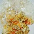 ねここfm's cooksnap of when they made 卵1個だけで！あんかけチャーハン♬.