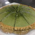 クックO8UZC3☆'s cooksnap of when they made 抹茶豆腐クリームと粒あんの＊和タルト＊.