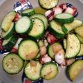 ハーシーズ's cooksnap of when they made タコとズッキーニのニンニク炒め.