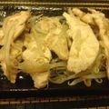 かのんぱ２'s cooksnap of when they made 手抜きレシピ！もやしと鶏の蒸しポン.