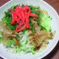 有希-yuki-'s cooksnap of when they made □ｷｬﾍﾞﾂでほぼお好み焼き□.