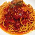 くうもん's cooksnap of when they made 鶏のビール煮de絶品パスタ(トマト味).