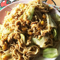 りーとぽん's cooksnap of when they made 卵とキャベツのまろやか焼きそば.