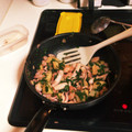 猫パッチ's cooksnap of when they made イカとエビとポテトの大葉炒め.