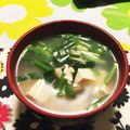 ＹＵＩ（・ω・）'s cooksnap of when they made 卵としめじと豆腐とはるさめとニラのスープ.