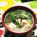 ＹＵＩ（・ω・）'s cooksnap of when they made 卵としめじと豆腐とはるさめとニラのスープ.
