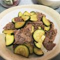 クックBX8C1S☆'s cooksnap of when they made 牛肉とズッキーニのピリ辛炒め.