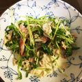 ねねくぅ's cooksnap of when they made ハムと貝割れのツナマヨサラダ.
