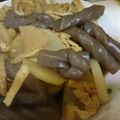 ONO48's cooksnap of when they made 大根とこんにゃくのピリ辛炒め.