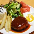 ゆうかりコアラ's cooksnap of when they made Ｏ型さんのスプーンでふんわりハンバーグ.