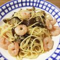あかばね亭's cooksnap of when they made 海老と茄子のパスタ.