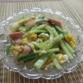 miyuki12's cooksnap of when they made ハムときゅうりの中華風サラダ.
