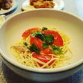 K★I's cooksnap of when they made ゴロゴロトマトの冷製ツナパスタ.