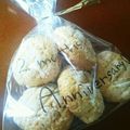 ＊小豆＊'s cooksnap of when they made ☆メロンパン・・・・・・の形のクッキー☆.