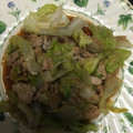 にむばすしゅたーぜん's cooksnap of when they made ぱぱっと！牛肉とレタスの炒め物.