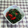 プリヲ's cooksnap of when they made モロヘイヤとトマトの塩昆布和え.