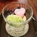 ◎ブルーベリー◎'s cooksnap of when they made 簡単☆豆腐白玉ぜんざい.