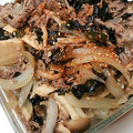kimimaruo's cooksnap of when they made 牛肉と筍とわかめの胡麻風味炒め.