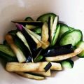 クック26352G☆'s cooksnap of when they made 大葉、茄子、きゅうりのさっぱり塩もみ.