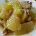 びびじーにゃ's cooksnap of when they made 夕顔と鶏肉の炒め煮.