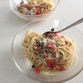 にゃお＠7児のママ's cooksnap of when they made 楽チン☆トマトとバジルの冷製パスタ☆.