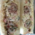 よしみたん♡'s cooksnap of when they made キャベツたっぷり♡丸ごと梅ちくわサンド.