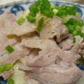 ミツガシワ's cooksnap of when they made フライパンで！簡単さっぱり蒸し豚！.
