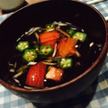 yukorin214's cooksnap of when they made もずくとトマトの冷たいスープ.