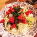 クック6ZKC6A☆'s cooksnap of when they made トマト&バジルdeそうめんカッペリーニ♪.