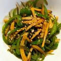 なおぴん1's cooksnap of when they made ピーマンとエリンギのきんぴら.