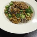 りんでありんす's cooksnap of when they made 納豆ととろろのサラダ風まぜそば.