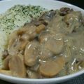 めかにか's cooksnap of when they made ビーフストロガノフ.
